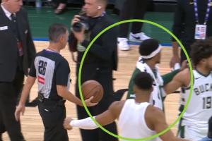 我也淋过雨！字母哥围圈祈祷瞥见出事了 挺身而出结束争论