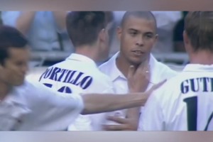 02年大罗皇马首秀，替补上场59秒破门点燃伯纳乌！