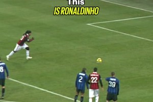 预热米兰德比！国米官推重温当年圣塞扑出小罗点球