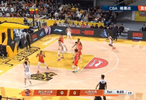 焦海龙空位三分出手命中，本赛季CBA联赛第一分诞生了